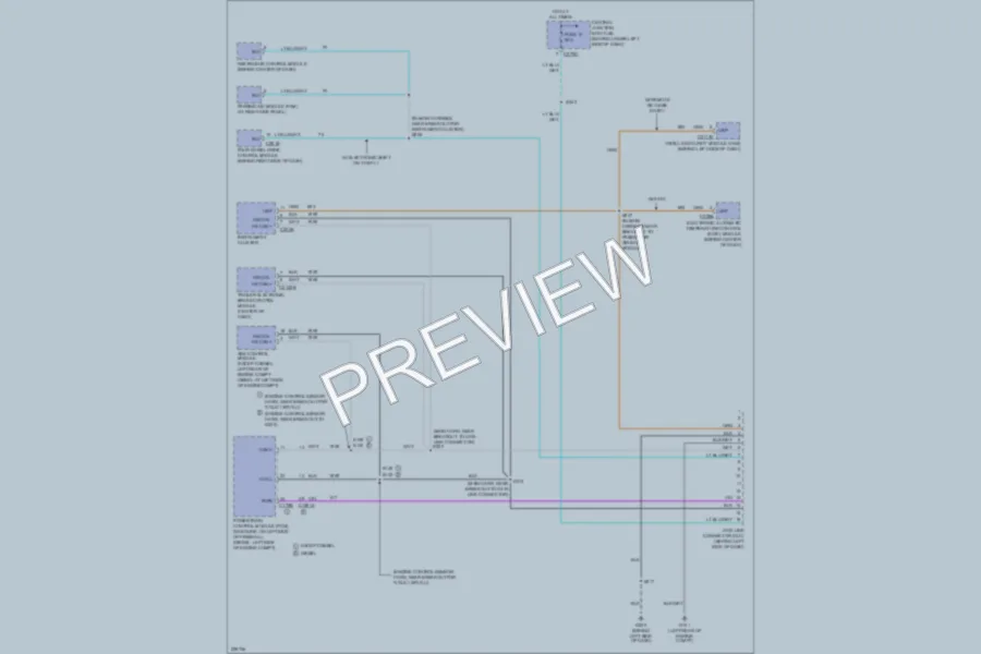 2006 Ford F450ChsCab Computer Data Lines wiring diagram preview