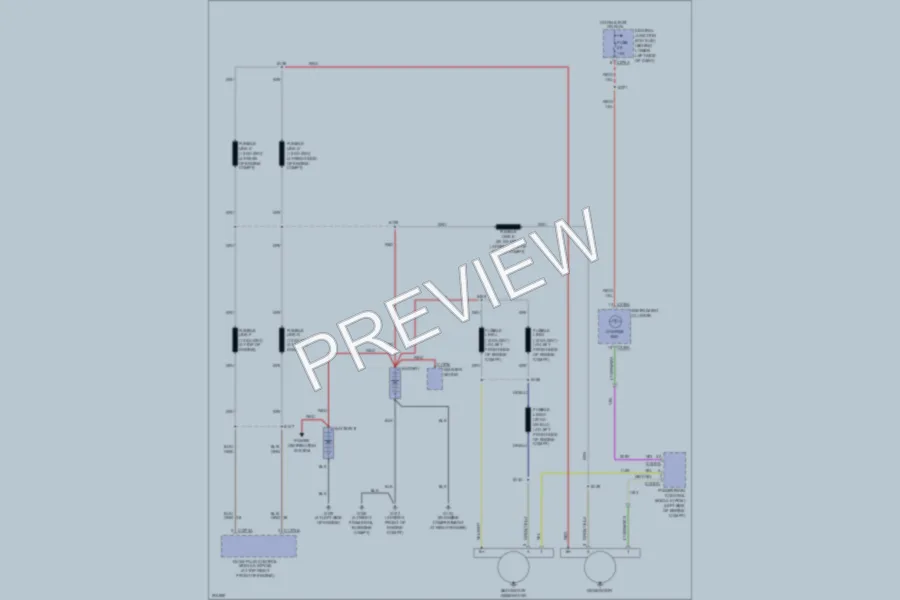 2006 Ford F450ChsCab Starting Charging wiring diagram preview