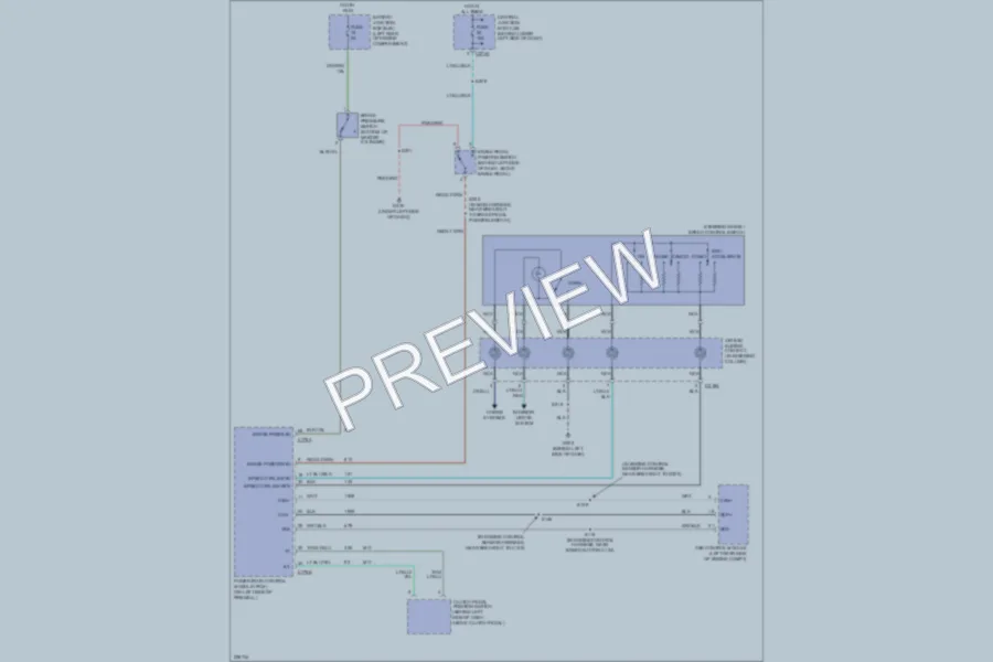 2006 Ford F550ChsCab Cruise Control wiring diagram preview