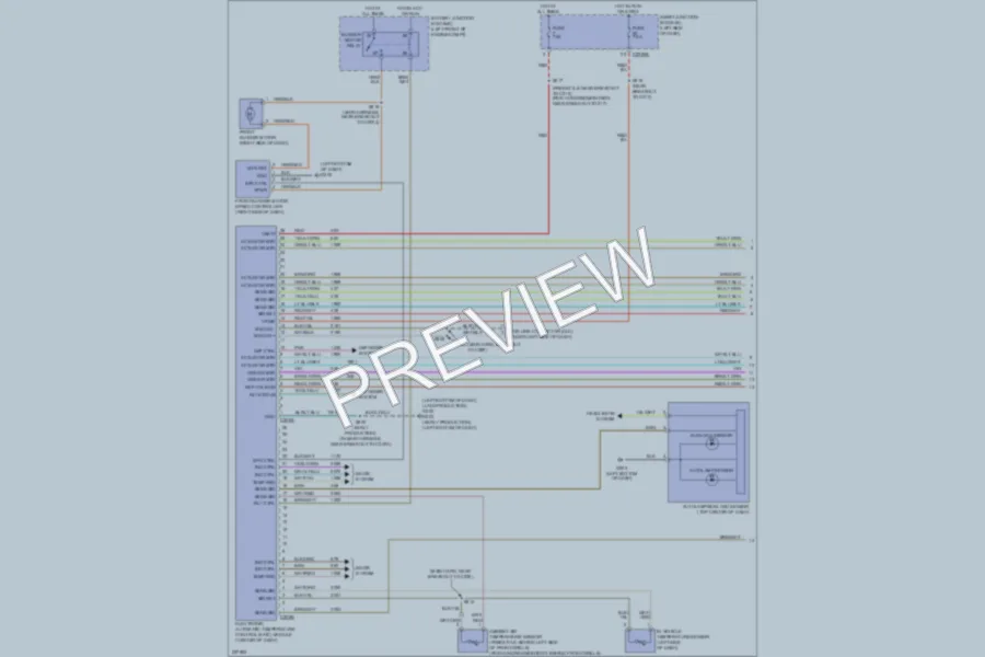 2006 Ford FiveHundred Air Conditioning wiring diagram preview