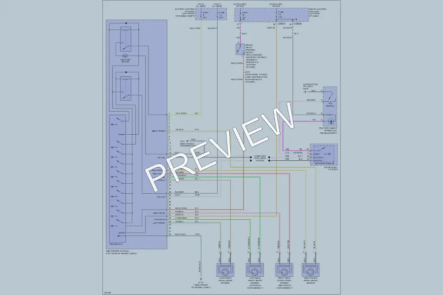 2006 Ford FiveHundred Anti Lock Brakes wiring diagram preview