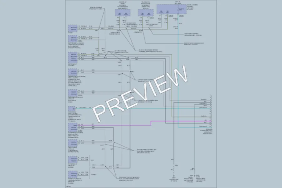 2006 Ford FiveHundred Computer Data Lines wiring diagram preview