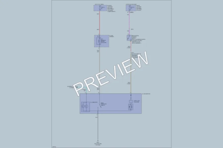 2006 Ford FiveHundred Shift Interlock wiring diagram preview