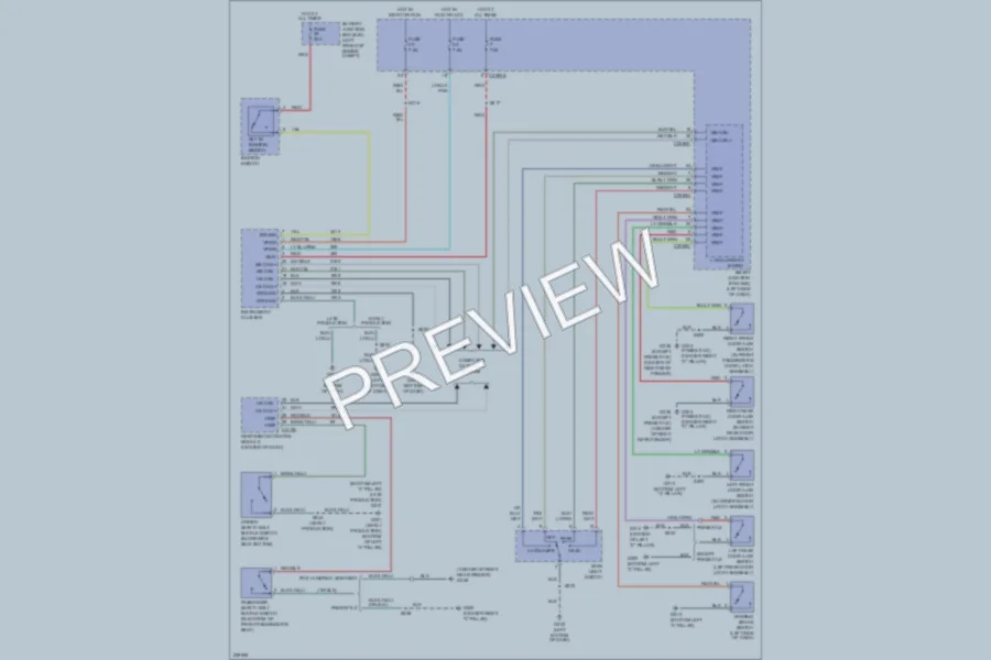 2006 Ford FiveHundred Warning Systems wiring diagram preview