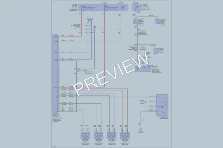 2006 Ford Focus Anti Lock Brakes wiring diagram preview