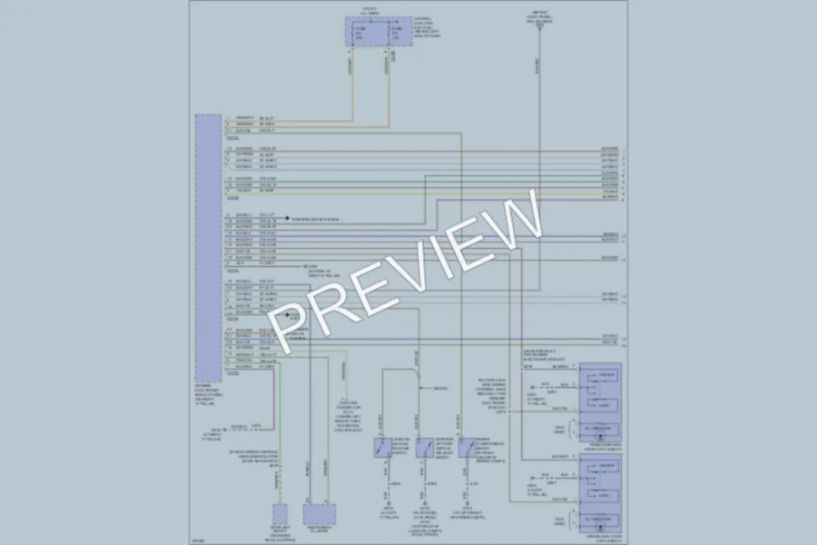 2006 Ford Focus Anti Theft wiring diagram preview