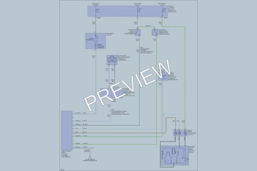 2006 Ford Focus Cruise Control wiring diagram preview