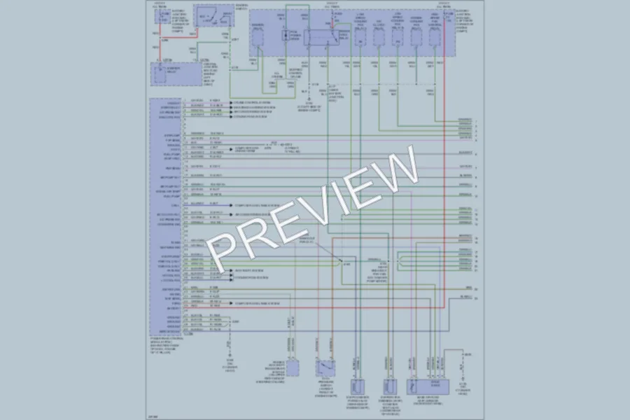 2006 Ford Focus Engine Performance wiring diagram preview