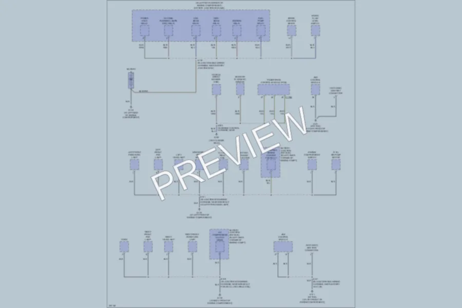 2006 Ford Focus Ground Distribution wiring diagram preview