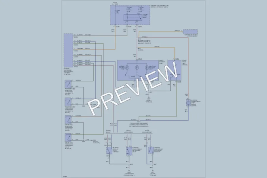 2006 Ford Focus Interior Lights wiring diagram preview