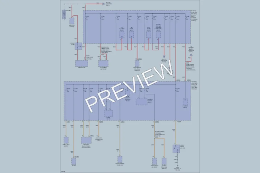 2006 Ford Focus Power Distribution wiring diagram preview