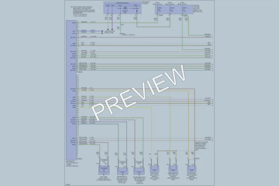 2006 Ford Focus Supplemental Restraints wiring diagram preview