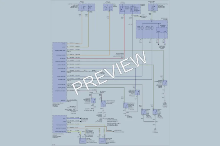 2006 Ford Focus Warning Systems wiring diagram preview