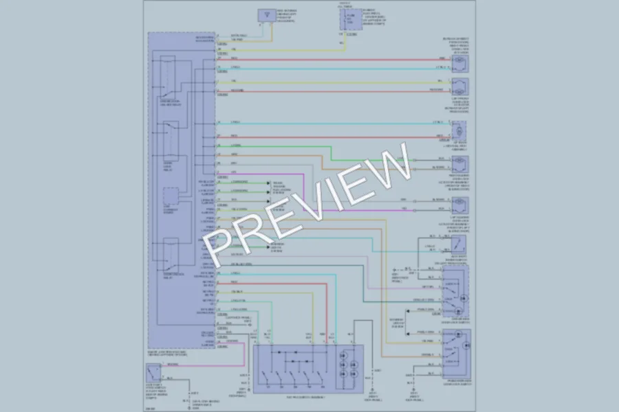 2006 Ford Freestar Anti Theft wiring diagram preview