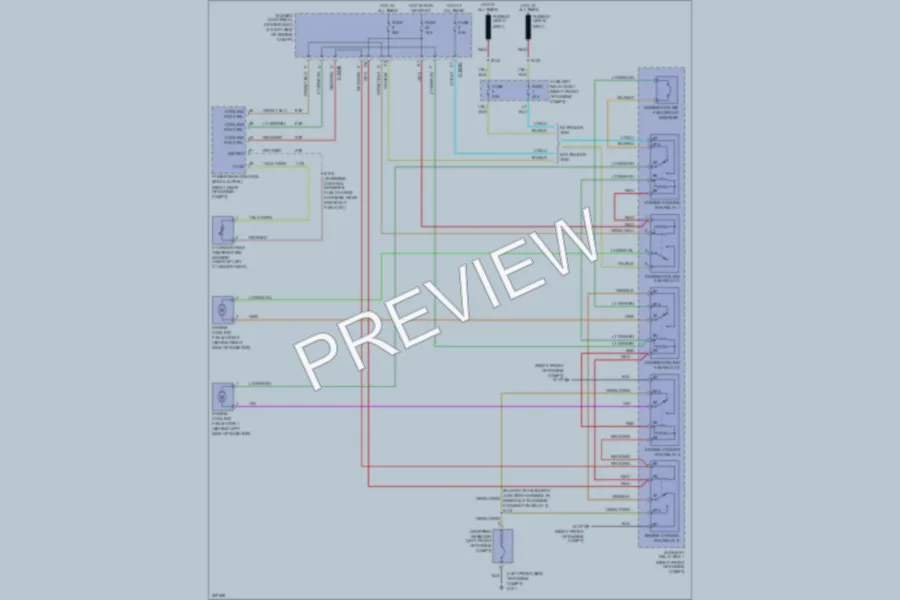 2006 Ford Freestar Cooling Fan wiring diagram preview