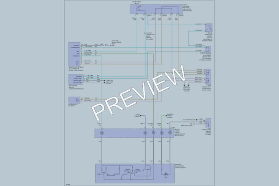 2006 Ford Freestar Cruise Control wiring diagram preview