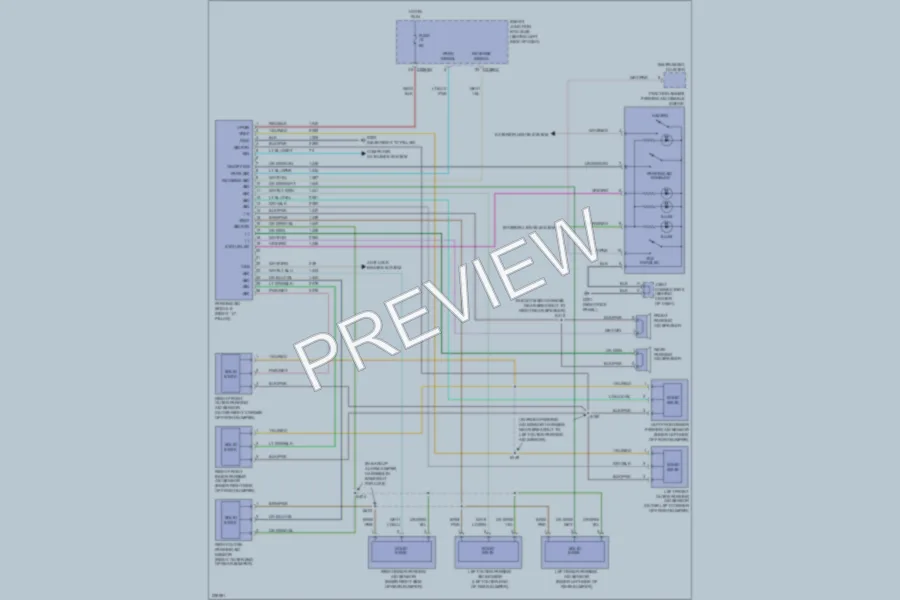 2006 Ford Freestar Navigation wiring diagram preview