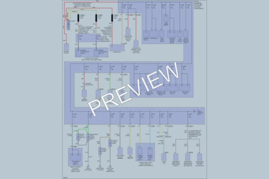 2006 Ford Freestar Power Distribution wiring diagram preview