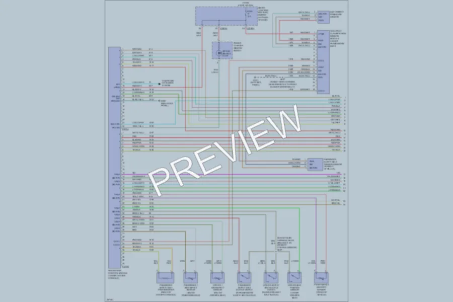 2006 Ford Freestar Supplemental Restraints wiring diagram preview