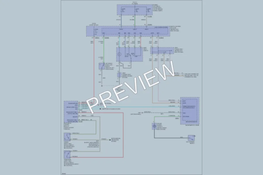 2006 Ford Freestar Warning Systems wiring diagram preview