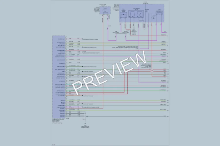 2006 Ford Freestyle Engine Performance wiring diagram preview