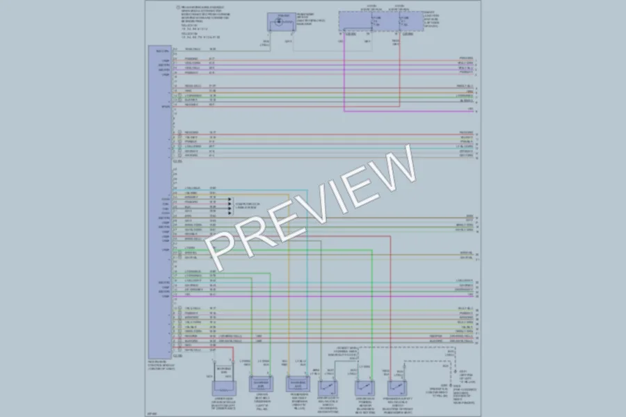 2006 Ford Freestyle Supplemental Restraints wiring diagram preview