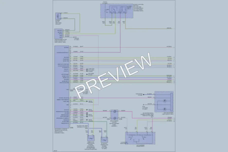 2006 Ford Fusion Air Conditioning wiring diagram preview
