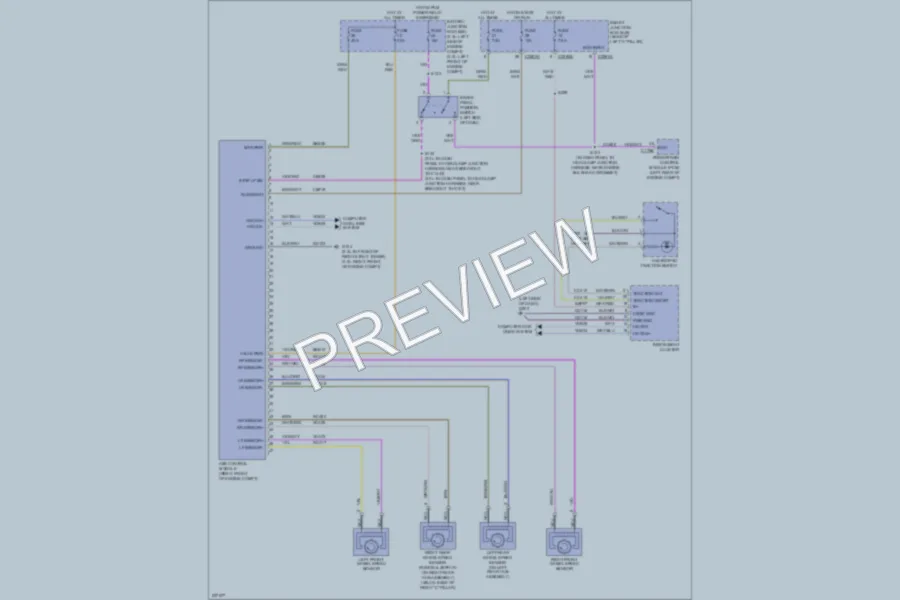 2006 Ford Fusion Anti Lock Brakes wiring diagram preview