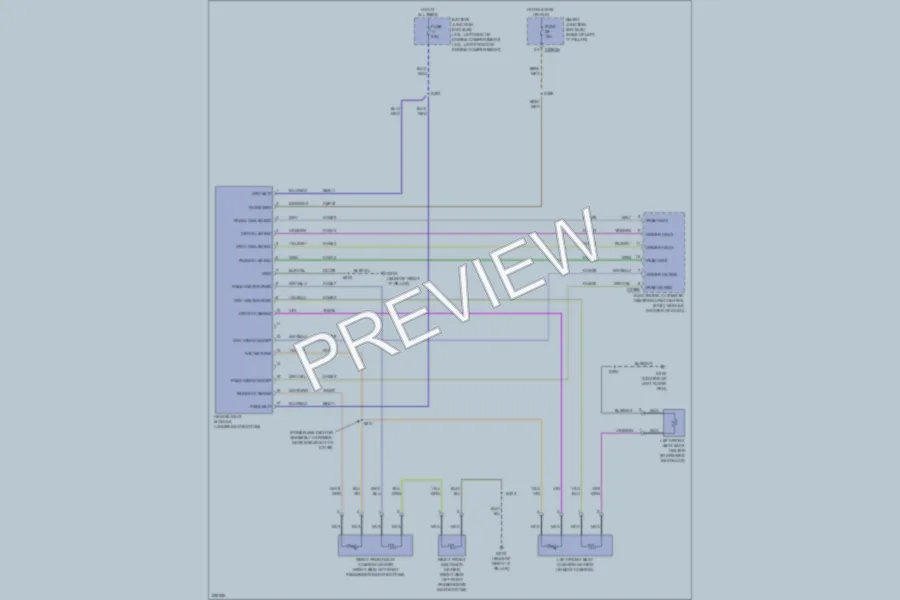 2006 Ford Fusion Power Seats wiring diagram preview