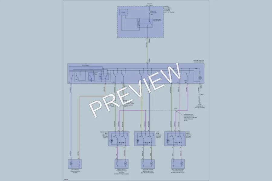 2006 Ford Fusion Power Windows wiring diagram preview