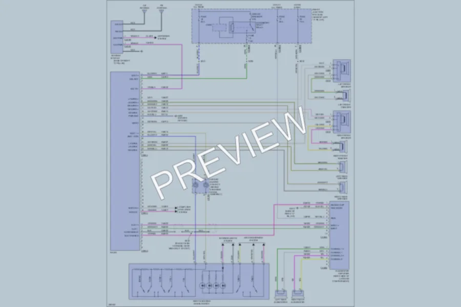 2006 Ford Fusion Radio wiring diagram preview