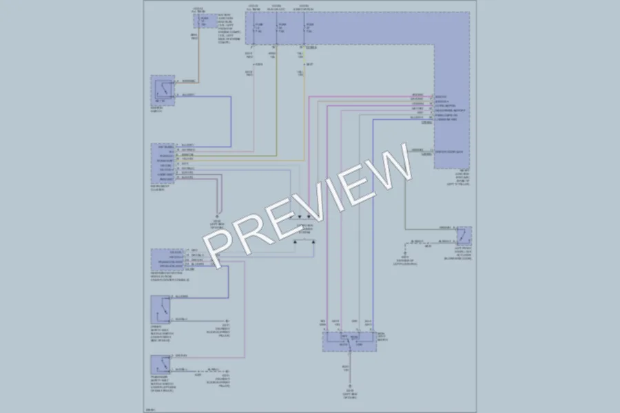 2006 Ford Fusion Warning Systems wiring diagram preview