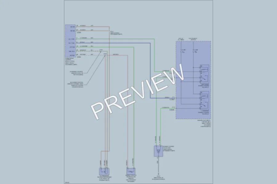2006 Ford Mustang Cooling Fan wiring diagram preview