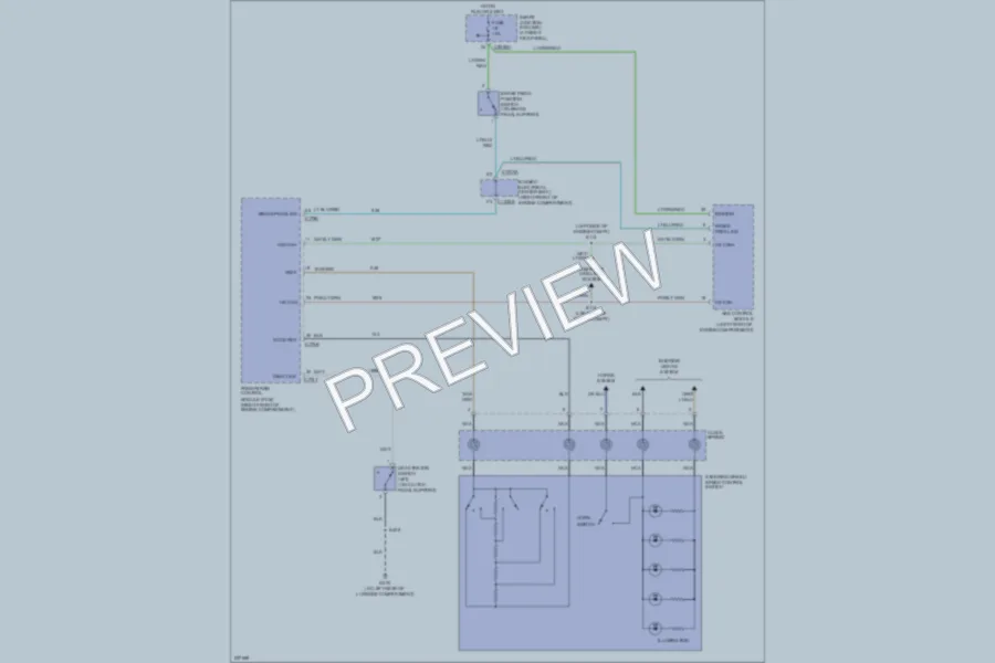 2006 Ford Mustang Cruise Control wiring diagram preview