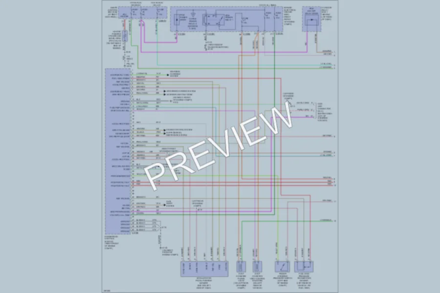 2006 Ford Mustang Engine Performance wiring diagram preview