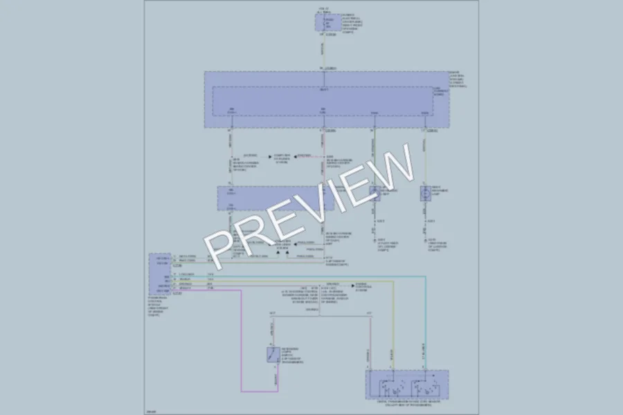 2006 Ford Mustang Exterior Lights wiring diagram preview