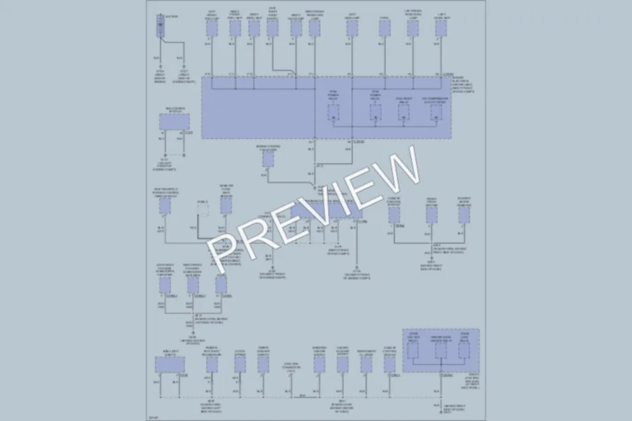 2006 Ford Mustang Ground Distribution wiring diagram preview