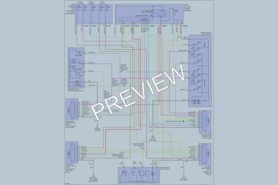 2006 Ford Mustang Power Windows wiring diagram preview