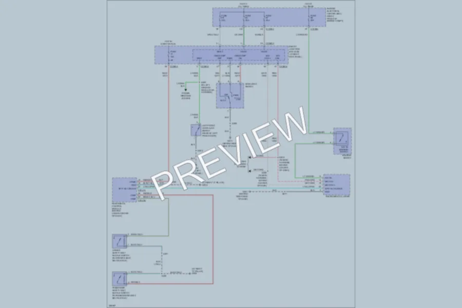 2006 Ford Mustang Warning Systems wiring diagram preview