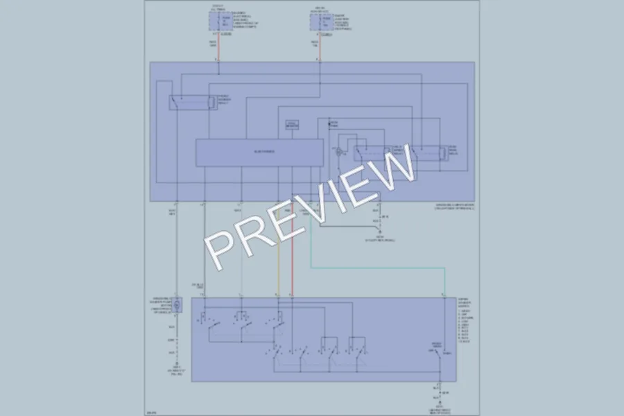 2006 Ford Mustang Wiper Washer wiring diagram preview