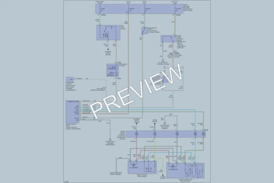 2006 Ford Ranger Cruise Control wiring diagram preview