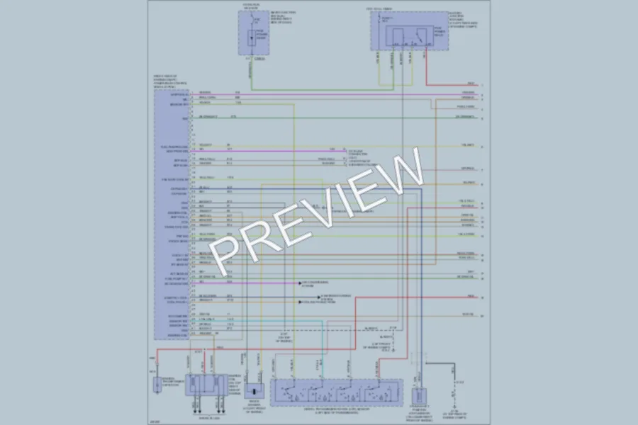 2006 Ford Ranger Engine Performance wiring diagram preview