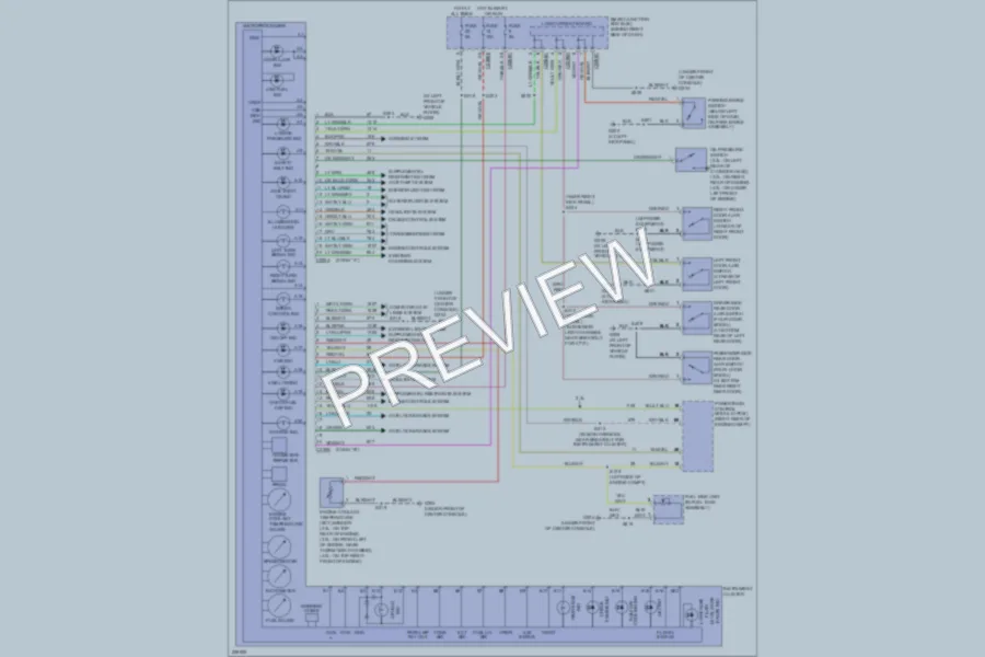 2006 Ford Ranger Instrument Cluster wiring diagram preview
