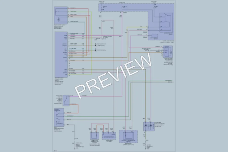 2006 Ford Taurus Air Conditioning wiring diagram preview