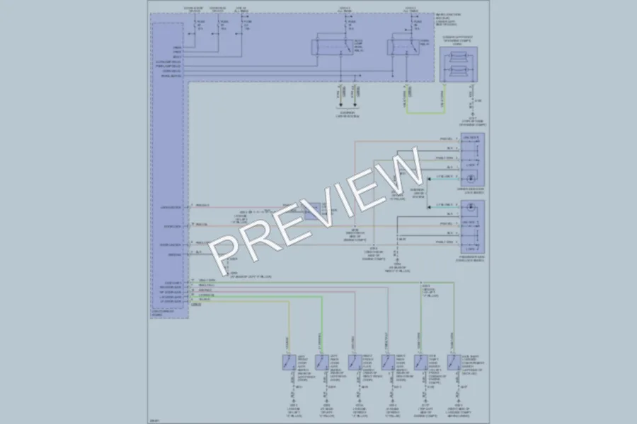 2006 Ford Taurus Anti Theft wiring diagram preview