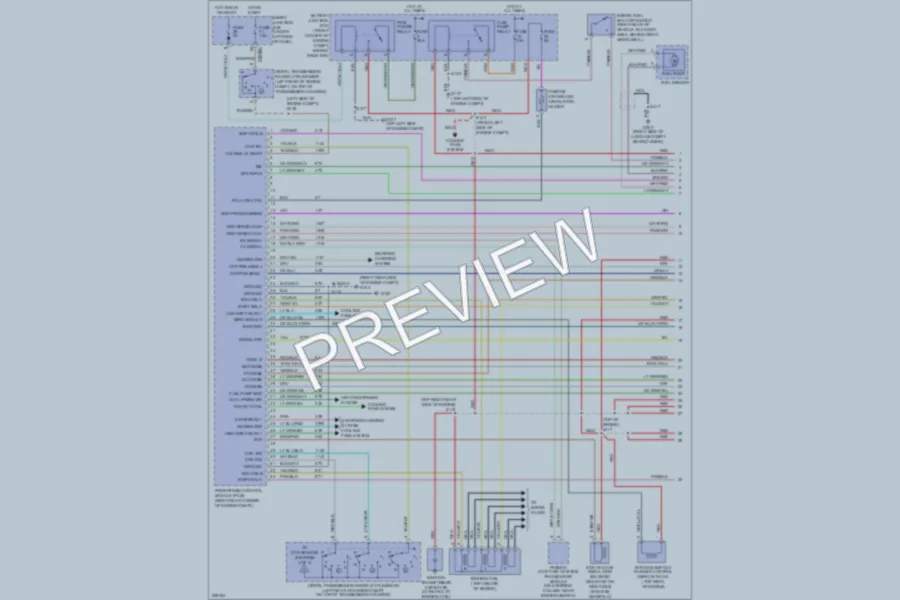 2006 Ford Taurus Engine Performance wiring diagram preview