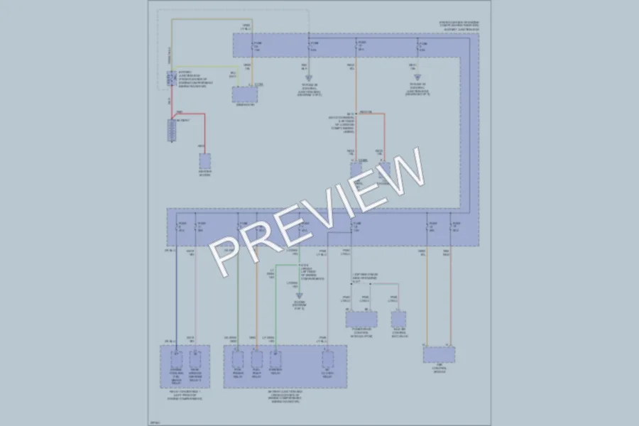 2006 Ford Taurus Power Distribution wiring diagram preview