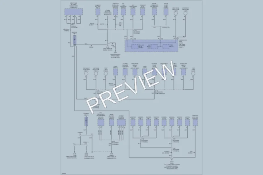 2006 GMC 1500 Hd Ground Distribution wiring diagram preview