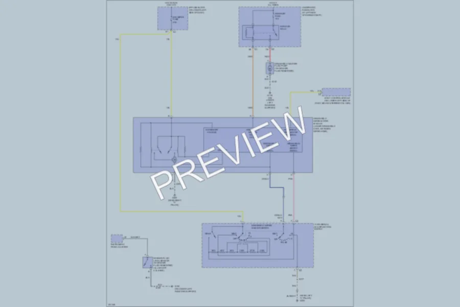 2006 GMC 1500 Wiper Washer wiring diagram preview