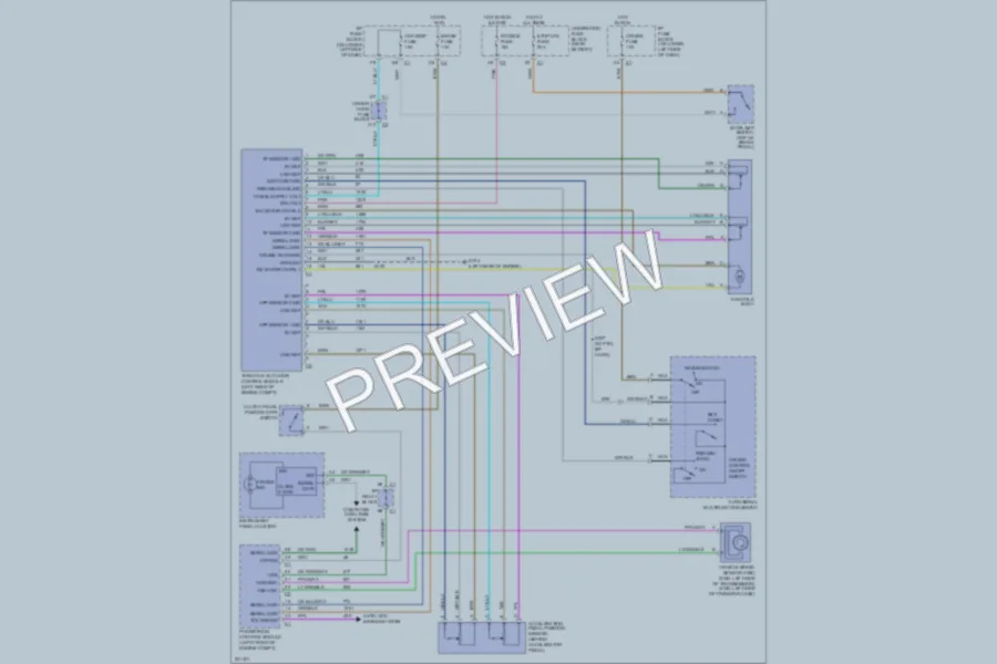 2006 GMC 3500 Cruise Control wiring diagram preview